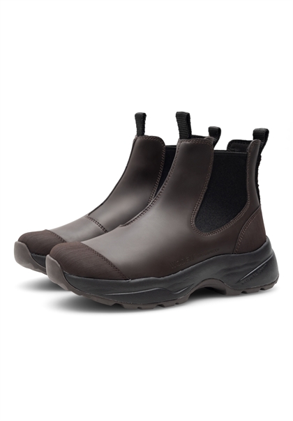 Woden Gummistøvle Siri Waterproof - Chocolate
